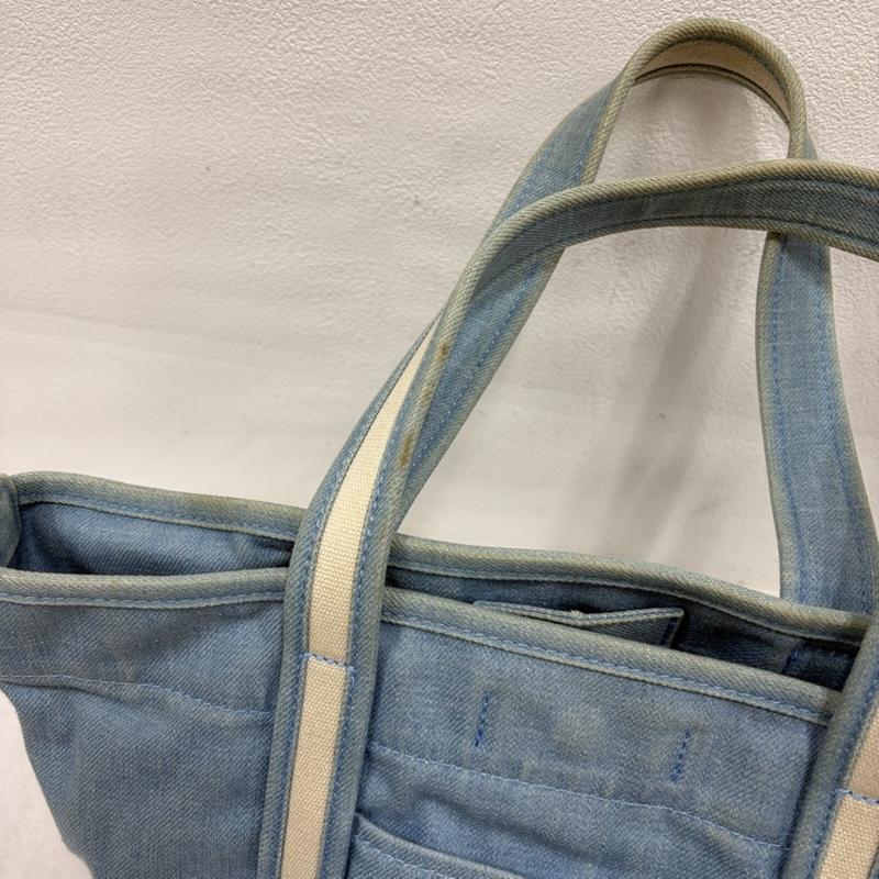 ポーター PORTER トートバッグ トートバッグ GIRL BOYFRIEND TOTE DENIM ブリーチデニム トートバッグ 吉田カバン - ワンポイント X ロゴ、文字 X 刺繍 水色 / ライトブルー / レディース USED 古着 中古 50166399