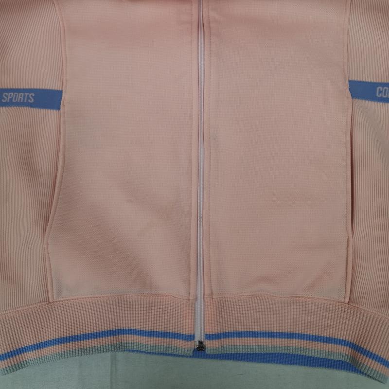 ナイキ NIKE ジャケット、上着 ジャンパー、ブルゾン 90s 日本製 スウッシュ 切り替え 刺繍ロゴ レトロ ジャージ トラック ジャケット S 桃 / ピンク / pink メンズ USED 古着 中古 50166403