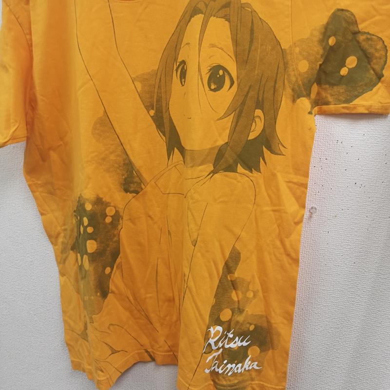 古着 USED Tシャツ 半袖 けいおん 田井中律 ヒロイン 軽音部 音楽 music バンド 半袖 Tシャツ S/S TEE XL マスタード / マスタード / メンズ USED 古着 中古 50166405