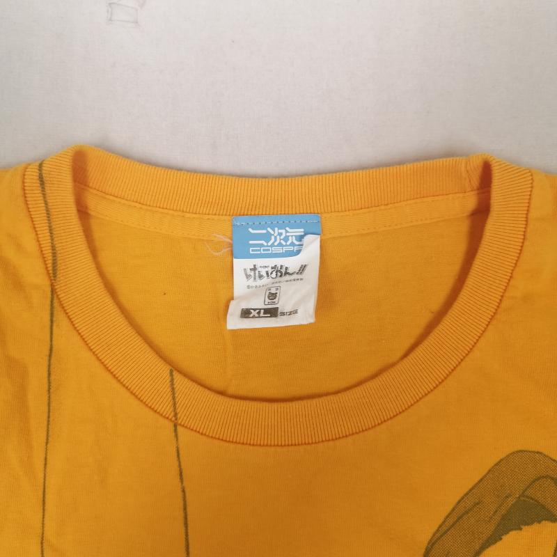 古着 USED Tシャツ 半袖 けいおん 田井中律 ヒロイン 軽音部 音楽 music バンド 半袖 Tシャツ S/S TEE XL マスタード / マスタード / メンズ USED 古着 中古 50166405