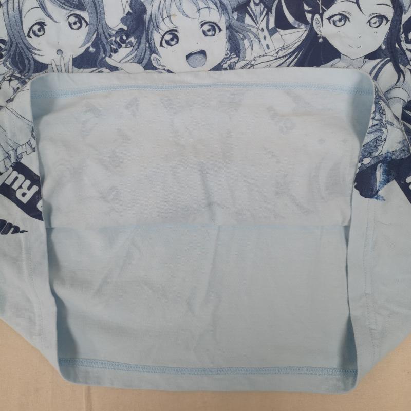 古着 USED Tシャツ 半袖 ラブライブ サンシャイン Aqours アクア アイドル グループ アニメ 半袖 Tシャツ XL 水色 / ライトブルー / メンズ USED 古着 中古 50166409