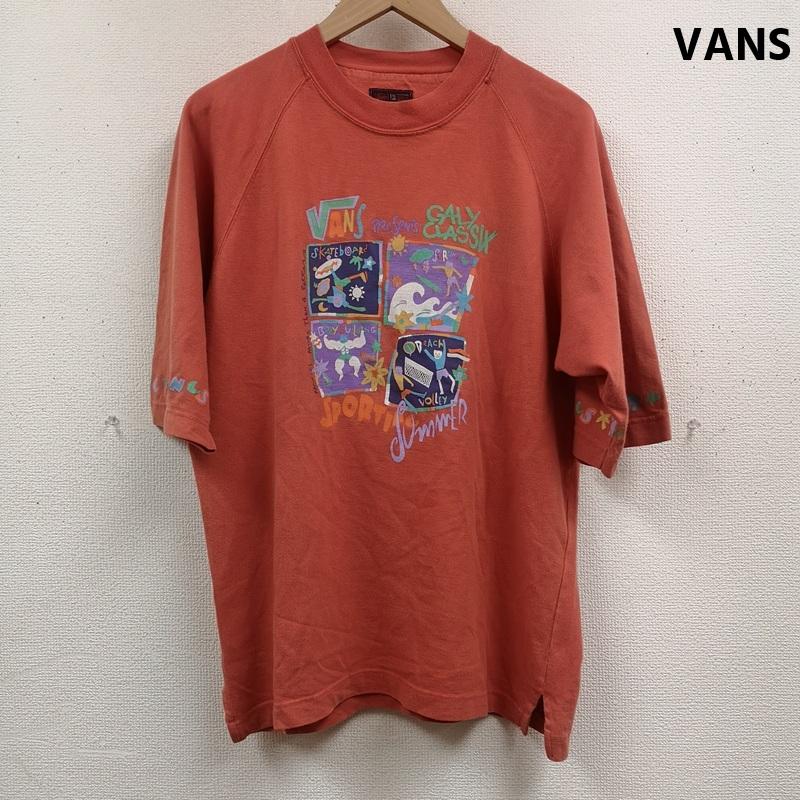 バンズ VANS Tシャツ 半袖 90s イタリア製 Enzo Fusco スケボー サーフィン ビーチバレー ボディビル 半袖 Tシャツ M 橙 / オレンジ / orange メンズ USED 古着 中古 50166411