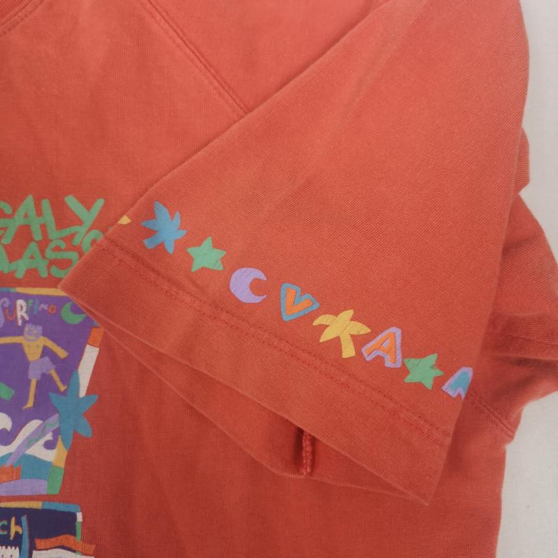 バンズ VANS Tシャツ 半袖 90s イタリア製 Enzo Fusco スケボー サーフィン ビーチバレー ボディビル 半袖 Tシャツ M 橙 / オレンジ / orange メンズ USED 古着 中古 50166411