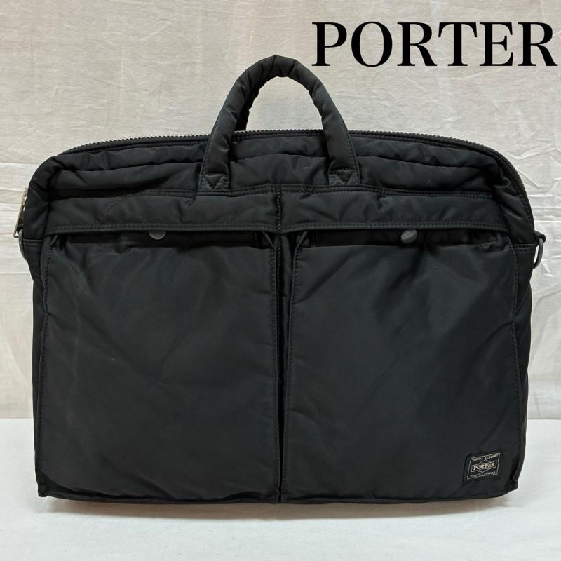 ポーター PORTER ブリーフケース、書類かばん ブリーフケース、書類かばん TANKER タンカー トートバッグ ブリーフケース A4収納 ビジネス 書類カバン - メンズ USED 古着 中古 50166424