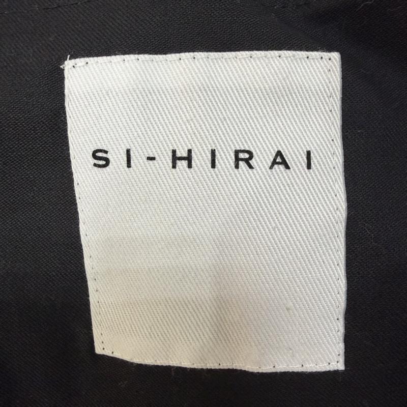古着 USED ボトムス ボトムス SI-HIRAI スーヒライ リネン シルク混 バレルパンツ タックパンツ ハイウエスト 9分丈 38 無地 ダークブラウン / ダークブラウン / X ダークグレー / ダークグレー / レディース USED 古着 中古 50166426
