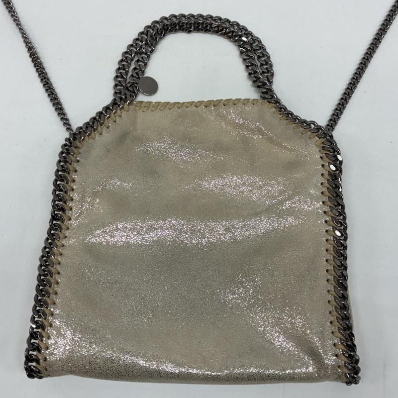 ステラマッカートニー STELLA McCARTNEY ショルダーバッグ ショルダーバッグ ファラベラ メタリック ダイヤモンドカット チェーン 2WAY ハンド ショルダー バッグ - レディース USED 古着 中古 50166431