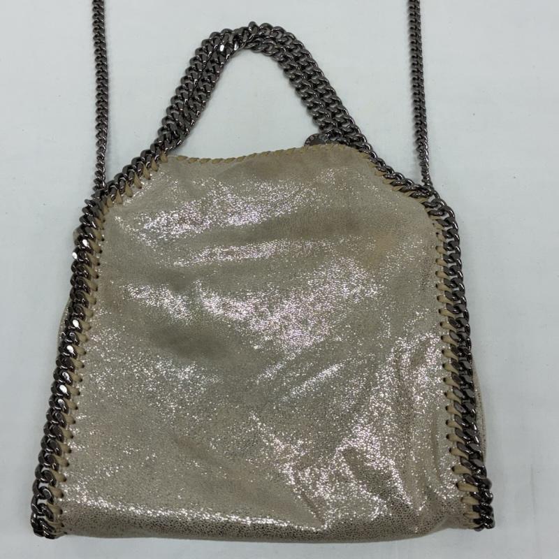 ステラマッカートニー STELLA McCARTNEY ショルダーバッグ ショルダーバッグ ファラベラ メタリック ダイヤモンドカット チェーン 2WAY ハンド ショルダー バッグ - レディース USED 古着 中古 50166431