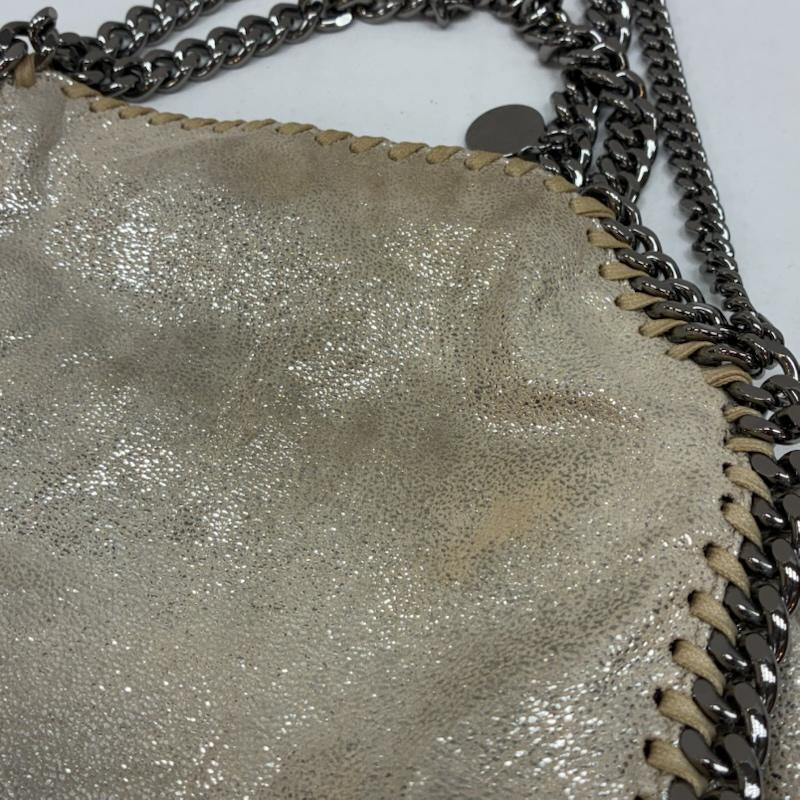 ステラマッカートニー STELLA McCARTNEY ショルダーバッグ ショルダーバッグ ファラベラ メタリック ダイヤモンドカット チェーン 2WAY ハンド ショルダー バッグ - レディース USED 古着 中古 50166431