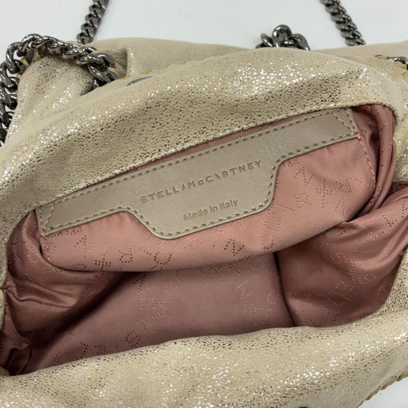 ステラマッカートニー STELLA McCARTNEY ショルダーバッグ ショルダーバッグ ファラベラ メタリック ダイヤモンドカット チェーン 2WAY ハンド ショルダー バッグ - レディース USED 古着 中古 50166431