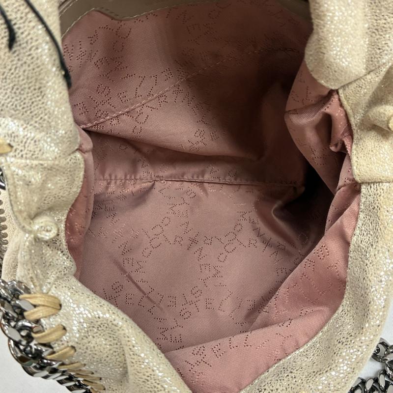 ステラマッカートニー STELLA McCARTNEY ショルダーバッグ ショルダーバッグ ファラベラ メタリック ダイヤモンドカット チェーン 2WAY ハンド ショルダー バッグ - レディース USED 古着 中古 50166431