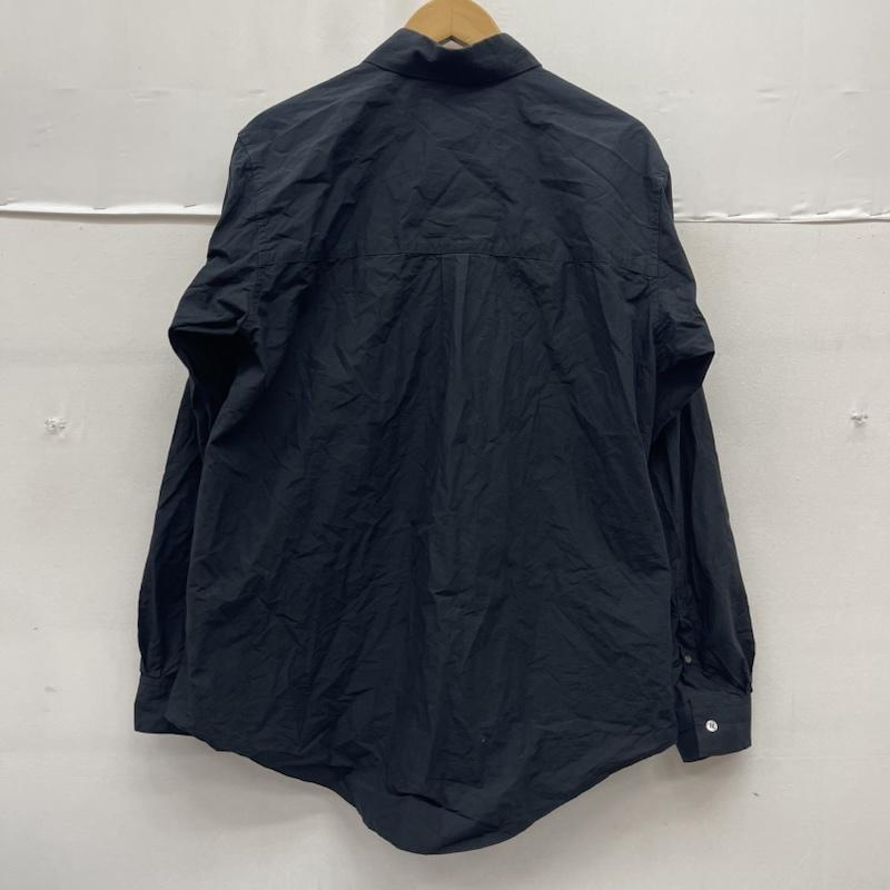 古着 USED シャツ、ブラウス 長袖 SOSHIOTSUKI 日本製 HANGING EVENING SHIRTS アシンメトリー デザイン シャツ saw20sh01 46 黒 / ブラック / black メンズ USED 古着 中古 50166442