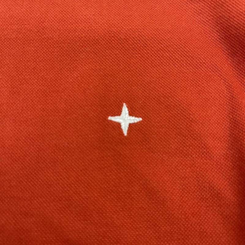 ストーンアイランド STONE ISLAND ポロシャツ 半袖 Stellina 刺繍ロゴ ポロシャツ トップス L 橙 / オレンジ / orange メンズ USED 古着 中古 50166443