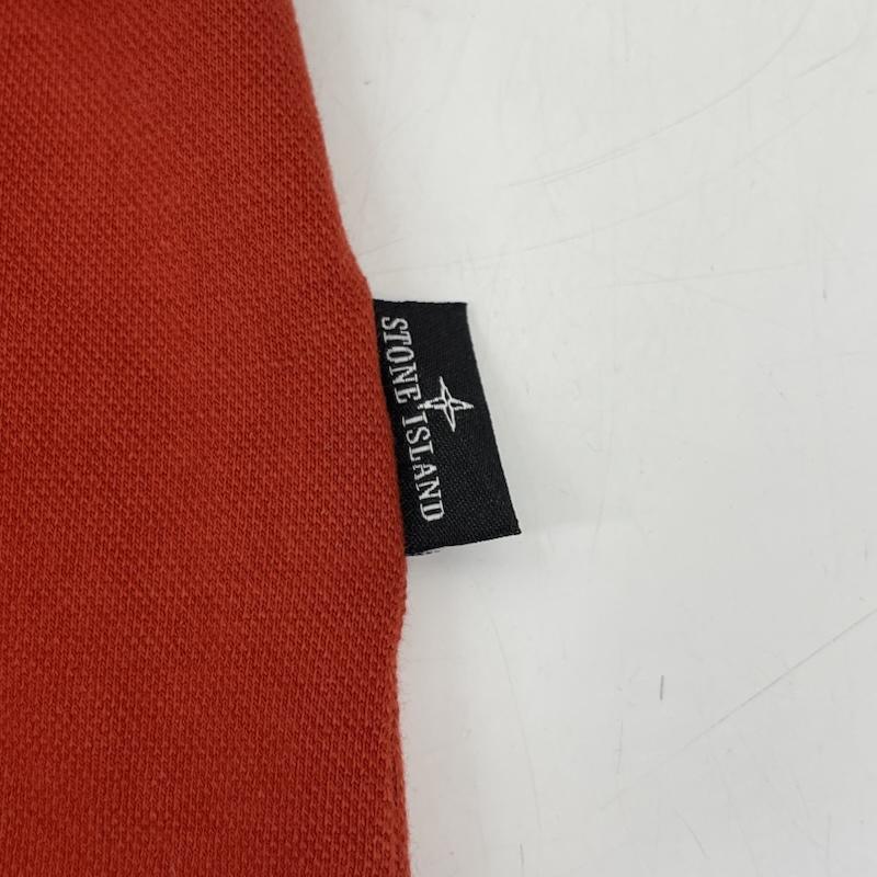 ストーンアイランド STONE ISLAND ポロシャツ 半袖 Stellina 刺繍ロゴ ポロシャツ トップス L 橙 / オレンジ / orange メンズ USED 古着 中古 50166443