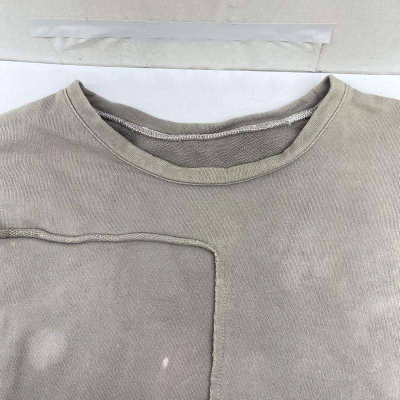 古着 USED トレーナー 長袖 A-COLD-WALL インサイドアウト オーバーダイ カットオフ スウェット XL チャコールグレー / チャコールグレー / メンズ USED 古着 中古 50166444