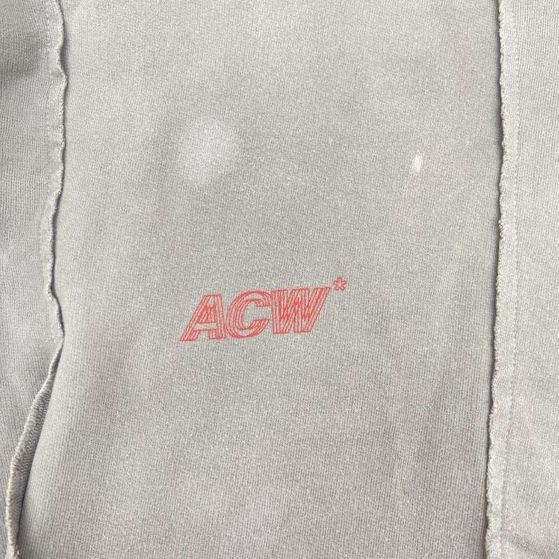 古着 USED トレーナー 長袖 A-COLD-WALL インサイドアウト オーバーダイ カットオフ スウェット XL チャコールグレー / チャコールグレー / メンズ USED 古着 中古 50166444