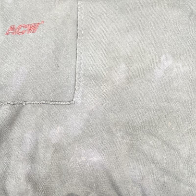 古着 USED トレーナー 長袖 A-COLD-WALL インサイドアウト オーバーダイ カットオフ スウェット XL チャコールグレー / チャコールグレー / メンズ USED 古着 中古 50166444