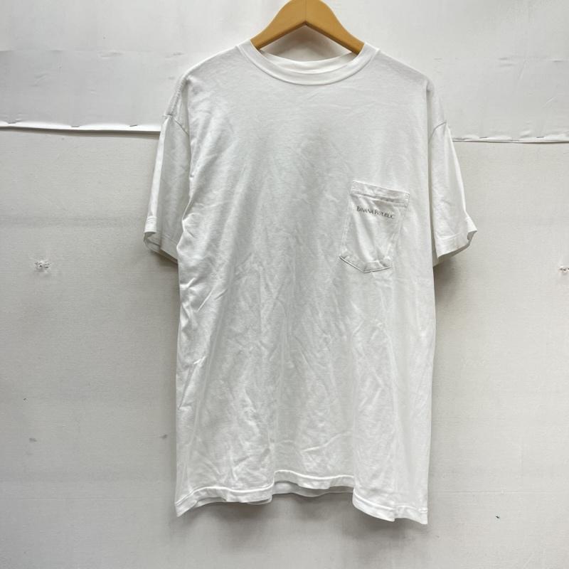 バナナリパブリック BANANA REPUBLIC Tシャツ 半袖 90s ヴィンテージ アニマルシリーズ グラフィック プリント Tシャツ S 白 / ホワイト / white メンズ USED 古着 中古 50166445