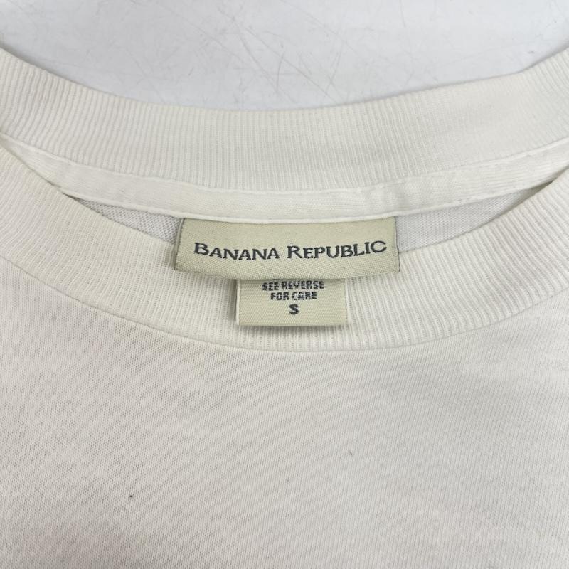 バナナリパブリック BANANA REPUBLIC Tシャツ 半袖 90s ヴィンテージ アニマルシリーズ グラフィック プリント Tシャツ S 白 / ホワイト / white メンズ USED 古着 中古 50166445