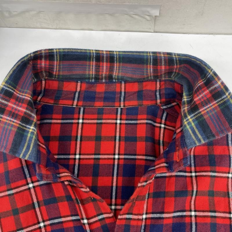 フィンガリン PHINGERIN シャツ、ブラウス 長袖 日本製 ギミック チェック柄 レイヤード シャツ ネルシャツ pd-132-st-051 M マルチカラー / マルチカラー / multicolor メンズ USED 古着 中古 50166447