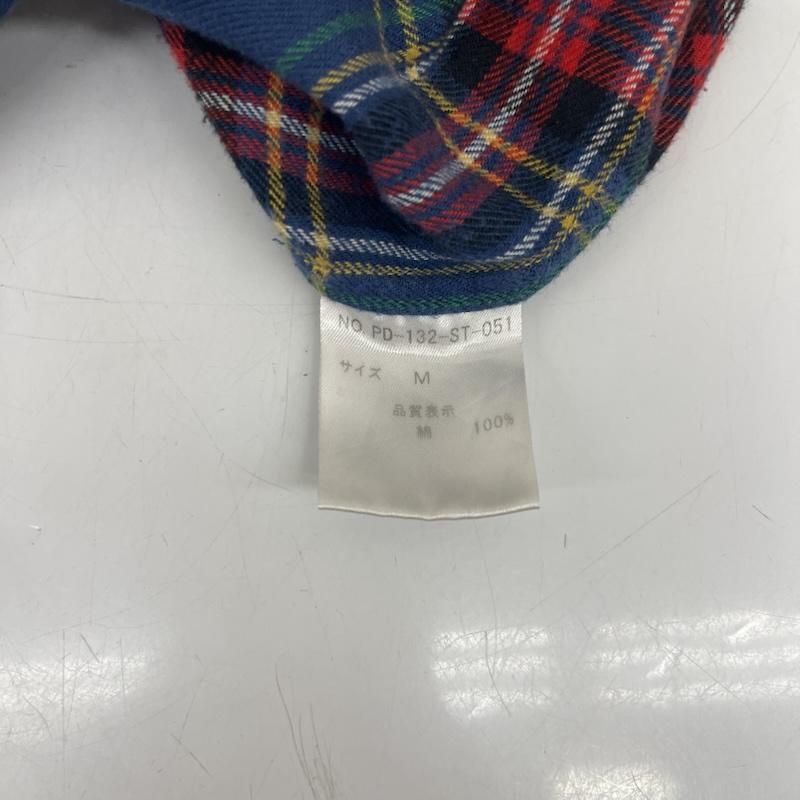 フィンガリン PHINGERIN シャツ、ブラウス 長袖 日本製 ギミック チェック柄 レイヤード シャツ ネルシャツ pd-132-st-051 M マルチカラー / マルチカラー / multicolor メンズ USED 古着 中古 50166447