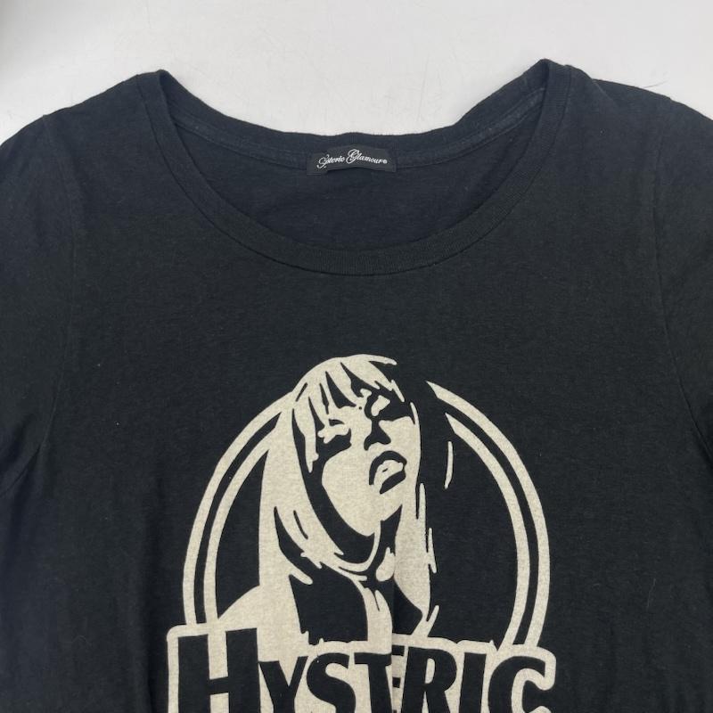 ヒステリックグラマー HYSTERIC GLAMOUR ポロシャツ 半袖 ガール プリント 半袖 Tシャツ カットソー 0123ct18 FREE 黒 / ブラック / black レディース USED 古着 中古 50166448