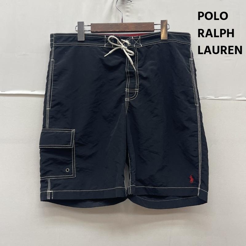 ポロラルフローレン POLO RALPH LAUREN パンツ ショートパンツ 90s 水陸両用 ナイロン スイム ショーツ ポニー刺繡 ショートパンツ M 黒 / ブラック / black メンズ USED 古着 中古 50166449