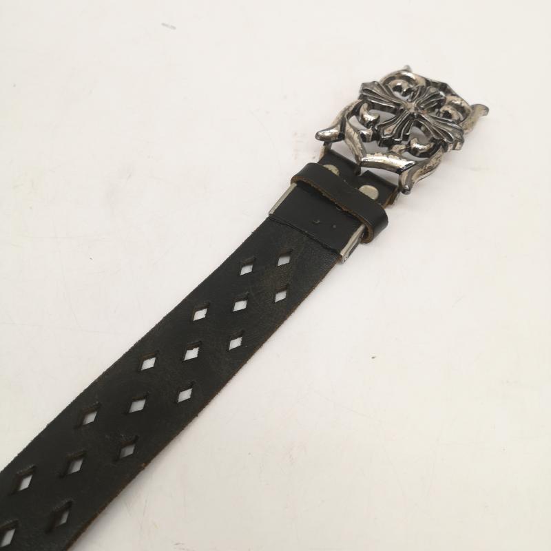 ラングラー Wrangler ベルト・バックル ベルト 十字架 クロス アラベスク 模様 レザー ベルト - 銀 / シルバー / silver color X 茶 / ブラウン / brown メンズ USED 古着 中古 50166452