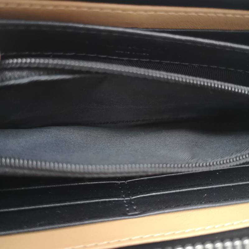 コーチ COACH 財布 長財布 アコーディオン レザー ウォレット 長財布 - 黒 / ブラック / black レディース USED 古着 中古 50166454