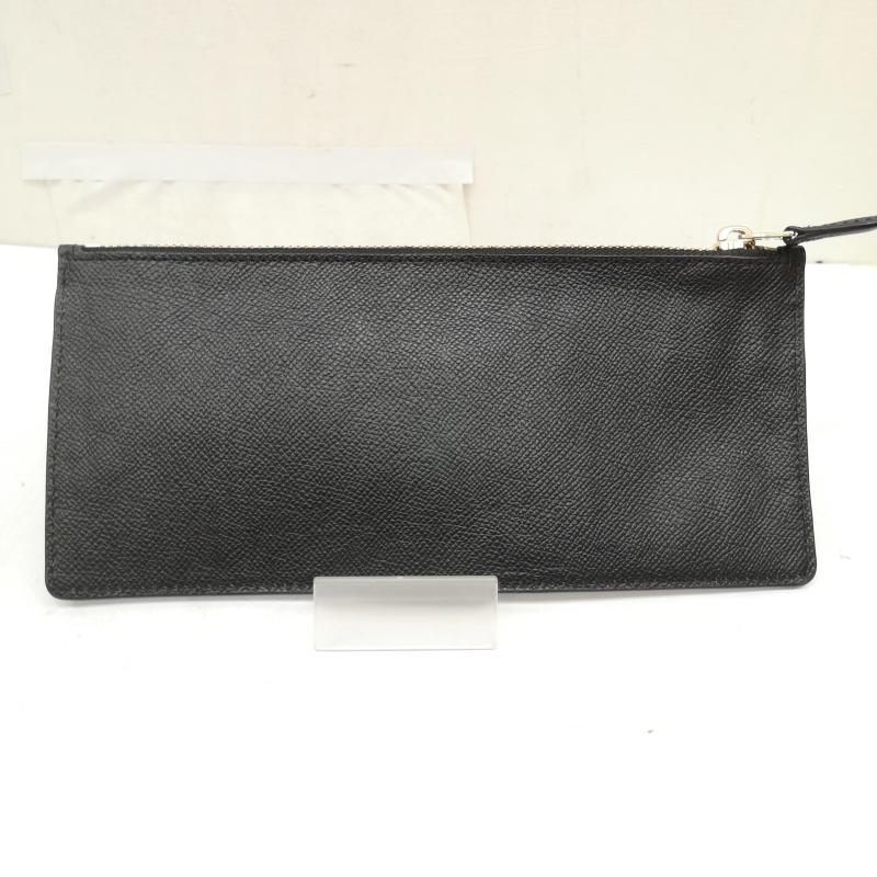 コーチ COACH ポーチ ポーチ ポーチ クロスグレイン レザー - 黒 / ブラック / black レディース USED 古着 中古 50166455