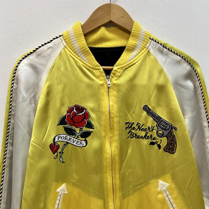 ベドウィン BEDWIN ジャケット、上着 ジャンパー、ブルゾン リバーシブルスカジャン スーベニアジャケット 0 黄 / イエロー / yellow メンズ USED 古着 中古 50166459
