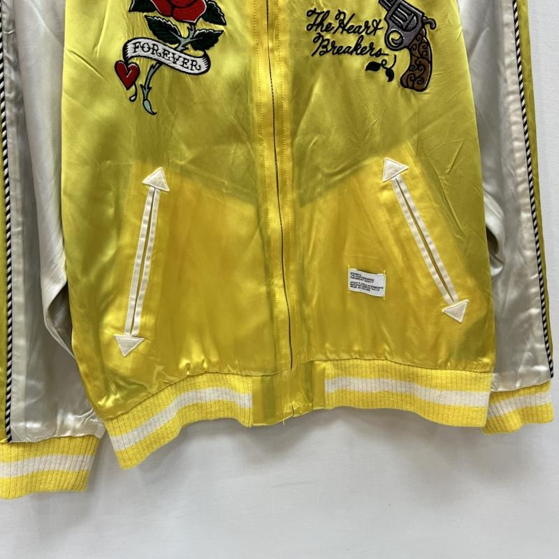 ベドウィン BEDWIN ジャケット、上着 ジャンパー、ブルゾン リバーシブルスカジャン スーベニアジャケット 0 黄 / イエロー / yellow メンズ USED 古着 中古 50166459