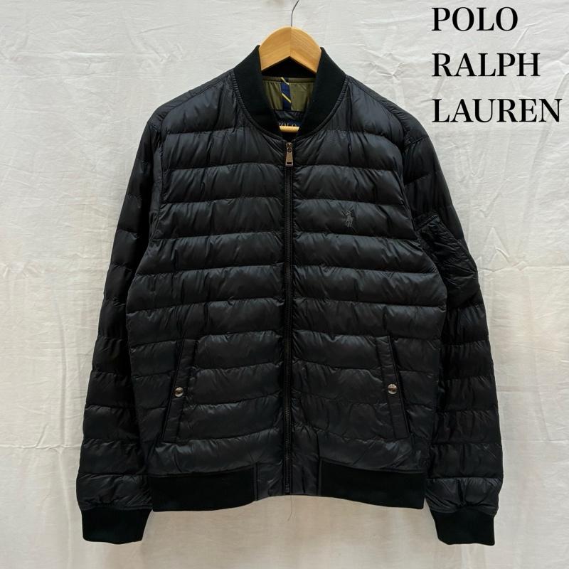 ポロラルフローレン POLO RALPH LAUREN ジャケット、上着 フライトジャケット ポニー 刺繍 キルティング 中綿 ジップアップ ブルゾン MA-1 タイプ ボンバー ジャケット S メンズ USED 古着 中古 50166465