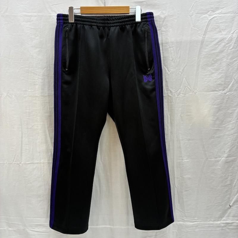 ニードルス Needles ボトムス ボトムス Narrow Track Pant Poly Smooth ナロー トラックパンツ パピヨン 刺繍 サイドライン DI172 M メンズ USED 古着 中古 50166470