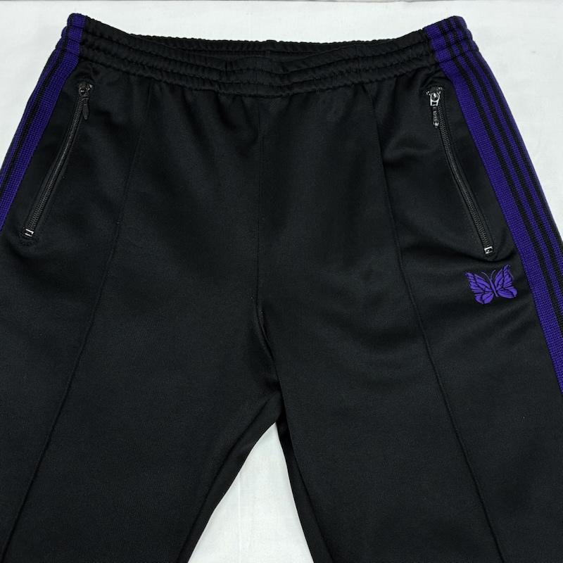 ニードルス Needles ボトムス ボトムス Narrow Track Pant Poly Smooth ナロー トラックパンツ パピヨン 刺繍 サイドライン DI172 M メンズ USED 古着 中古 50166470