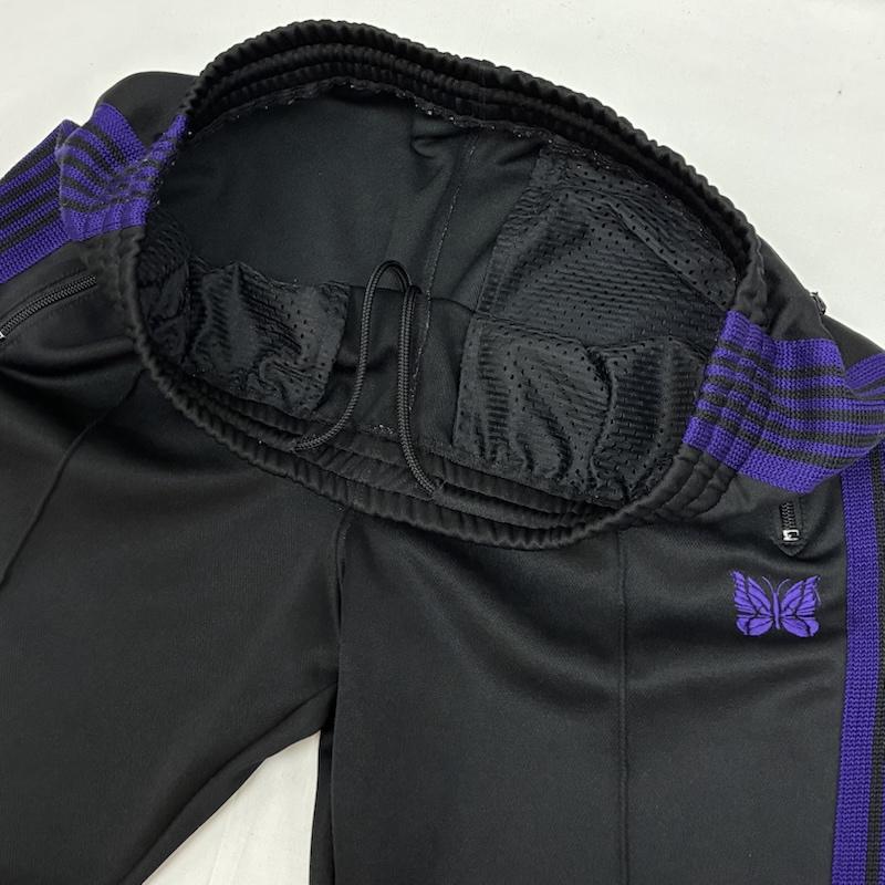 ニードルス Needles ボトムス ボトムス Narrow Track Pant Poly Smooth ナロー トラックパンツ パピヨン 刺繍 サイドライン DI172 M メンズ USED 古着 中古 50166470