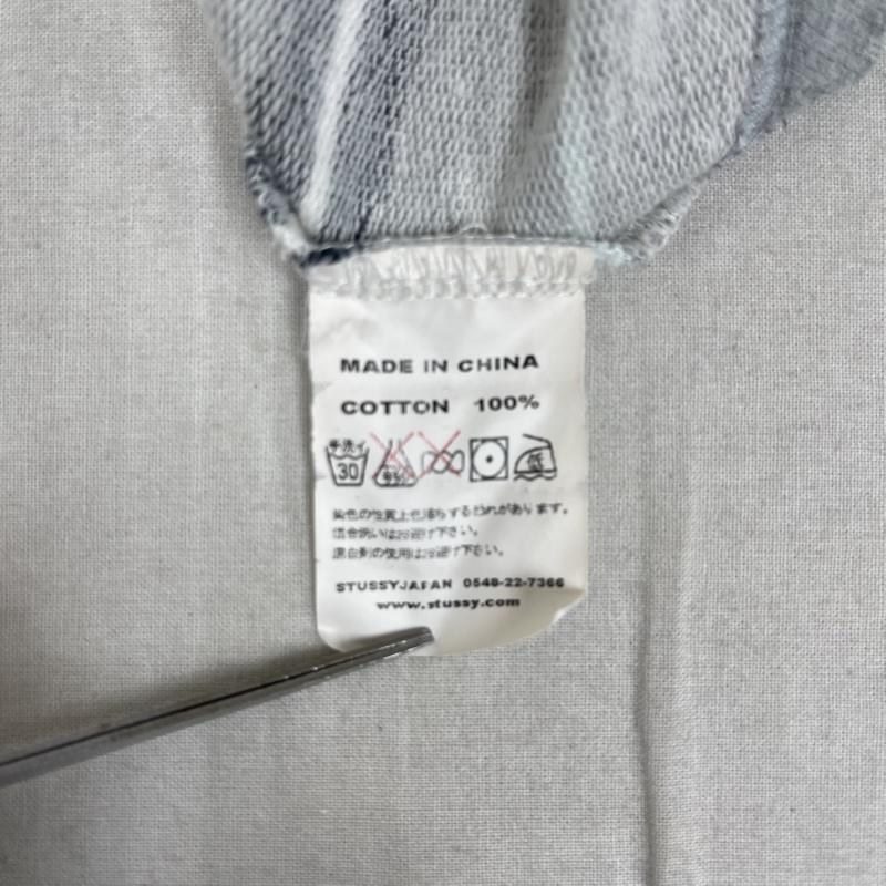 ステューシー STUSSY Tシャツ 半袖 90s 00s マルチボーダー柄 半袖 カットソー スウェット Tシャツ L 灰 / グレー / gray メンズ USED 古着 中古 50166471