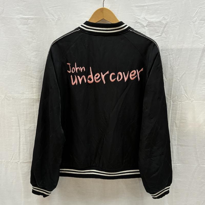 ジョンアンダーカバー JohnUNDERCOVER ジャケット、上着 ジャンパー、ブルゾン JUQ4203 スカル ロゴ 刺繍 キルティング スーベニア ジャケット スカジャン 3 メンズ USED 古着 中古 50166476