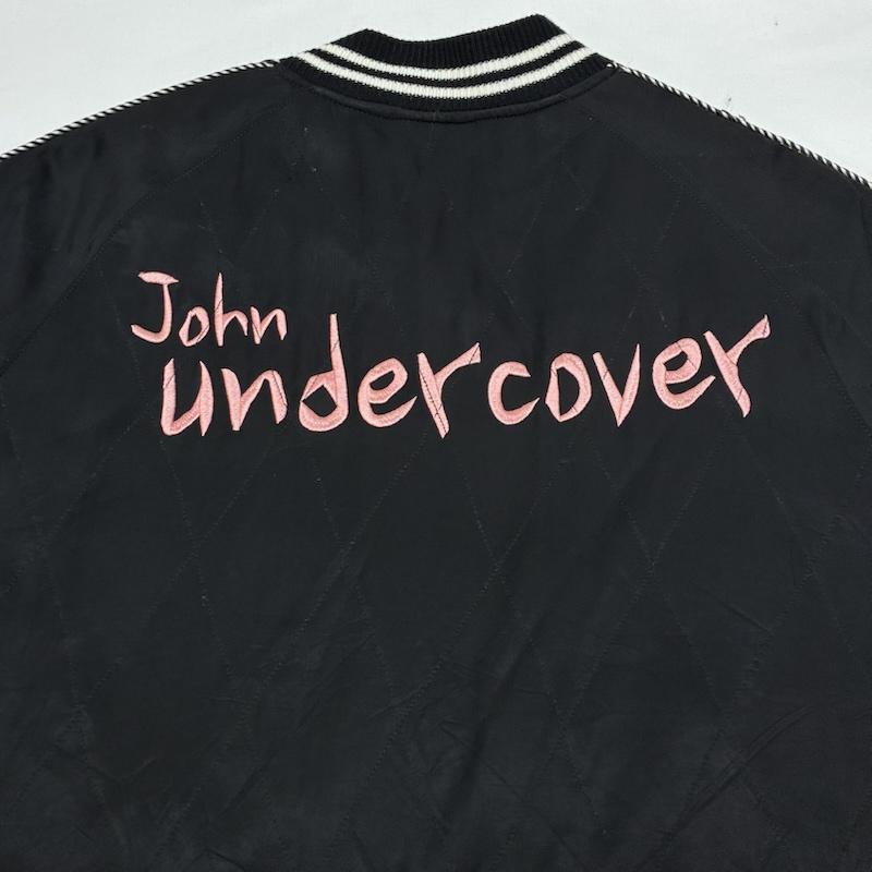 ジョンアンダーカバー JohnUNDERCOVER ジャケット、上着 ジャンパー、ブルゾン JUQ4203 スカル ロゴ 刺繍 キルティング スーベニア ジャケット スカジャン 3 メンズ USED 古着 中古 50166476