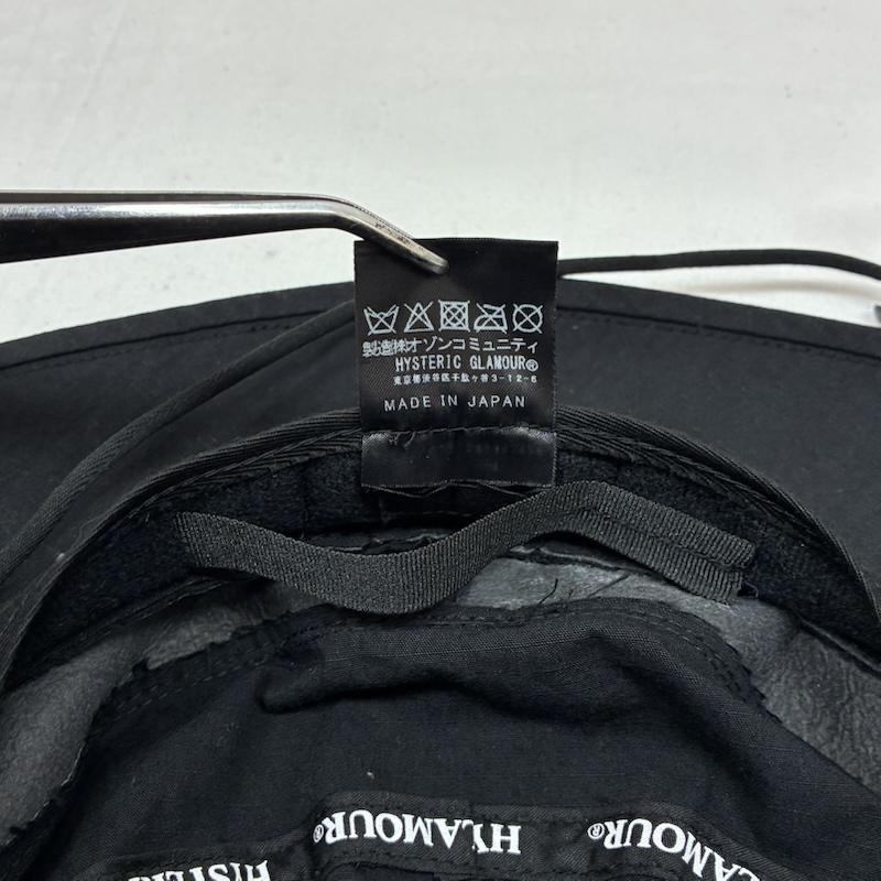 ヒステリックグラマー HYSTERIC GLAMOUR 帽子 ハット 25ss FKワッペン アドベンチャー ハット FUCK オーバル ロゴ バケットハット リップストップ 02251QH07 - メンズ USED 古着 中古 50166487
