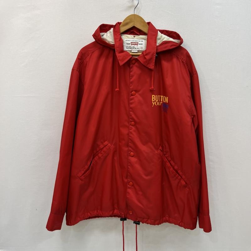 リーバイス Levi s ジャケット、上着 ジャンパー、ブルゾン 90s フード付き コーチジャケット 501 M 赤 / レッド / red メンズ USED 古着 中古 50166488