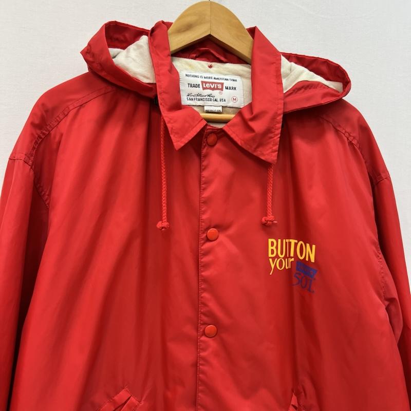 リーバイス Levi s ジャケット、上着 ジャンパー、ブルゾン 90s フード付き コーチジャケット 501 M 赤 / レッド / red メンズ USED 古着 中古 50166488