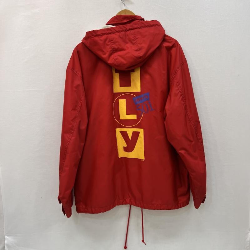 リーバイス Levi s ジャケット、上着 ジャンパー、ブルゾン 90s フード付き コーチジャケット 501 M 赤 / レッド / red メンズ USED 古着 中古 50166488