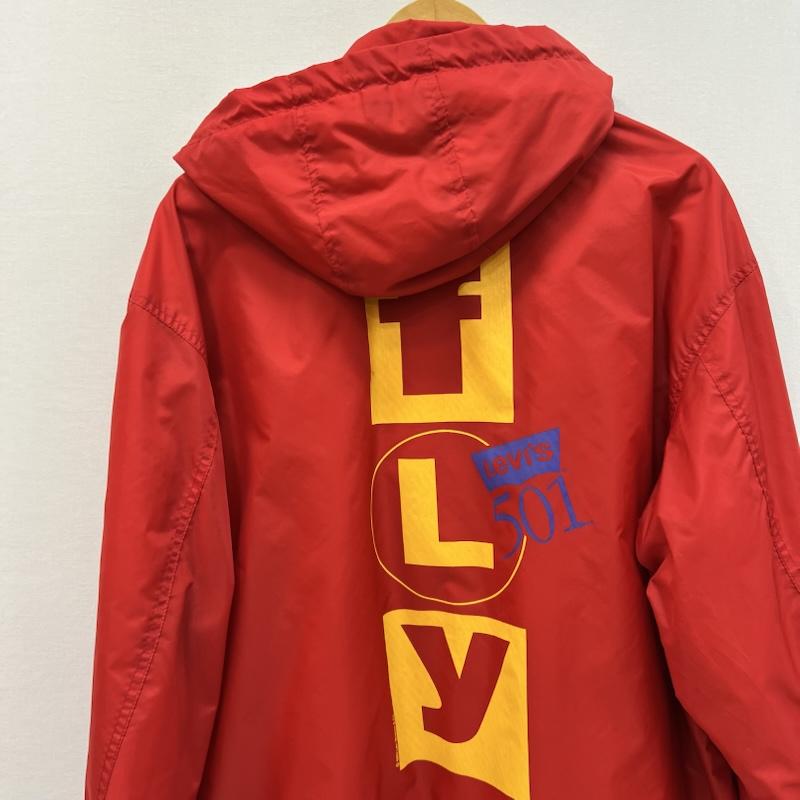 リーバイス Levi s ジャケット、上着 ジャンパー、ブルゾン 90s フード付き コーチジャケット 501 M 赤 / レッド / red メンズ USED 古着 中古 50166488
