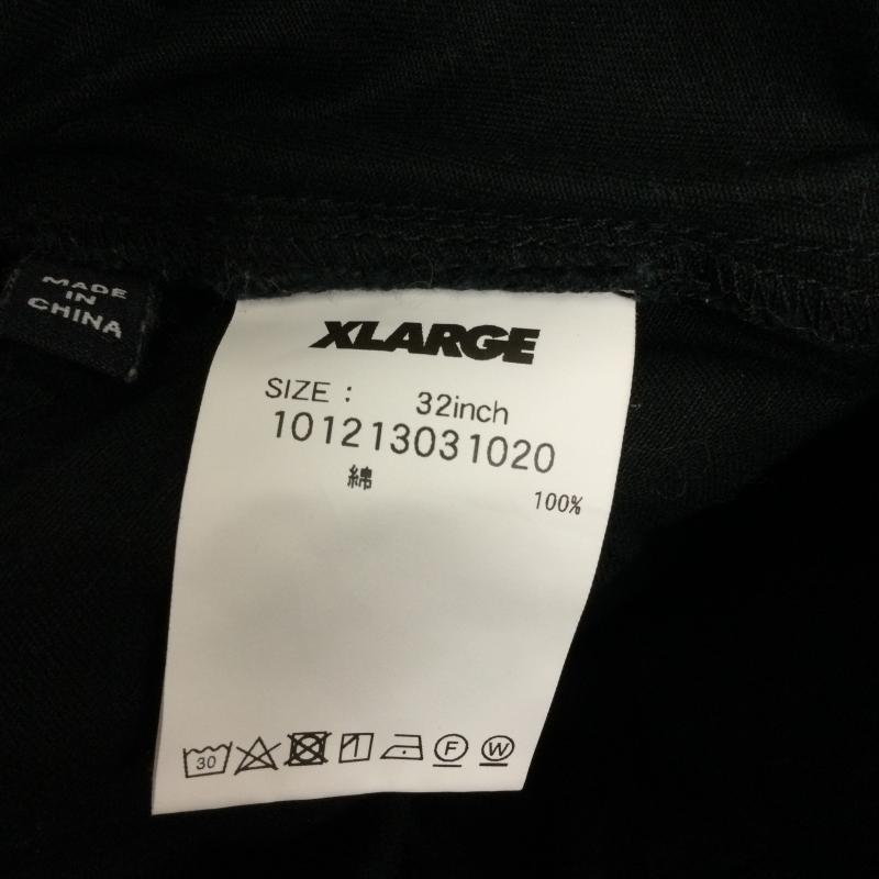 エクストララージ XLARGE パンツ ワークパンツ、ペインターパンツ ADJUSTABLE WORK PANT コットン 101213031020 32インチ 無地 黒 / ブラック / black メンズ USED 古着 中古 50166492