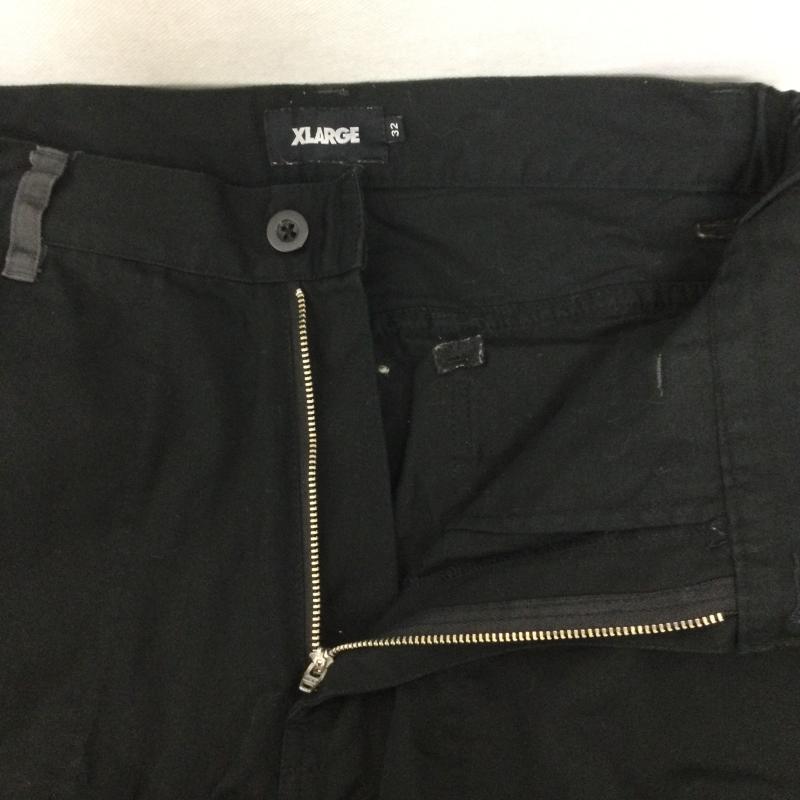 エクストララージ XLARGE パンツ ワークパンツ、ペインターパンツ ADJUSTABLE WORK PANT コットン 101213031020 32インチ 無地 黒 / ブラック / black メンズ USED 古着 中古 50166492