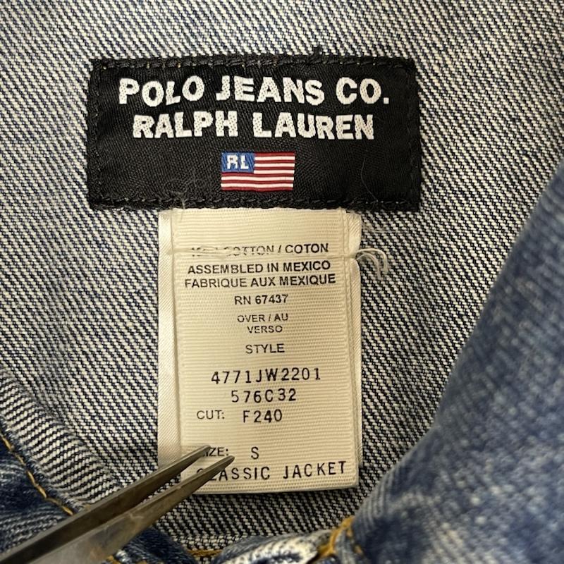 ポロ ジーンズ Polo Jeans Co. ジャケット、上着 ジャンパー、ブルゾン 90s 00s CLASSIC JAKET 2ndタイプ Gジャン デニム ジャケット S インディゴ / インディゴ / Indigo メンズ USED 古着 中古 50166493