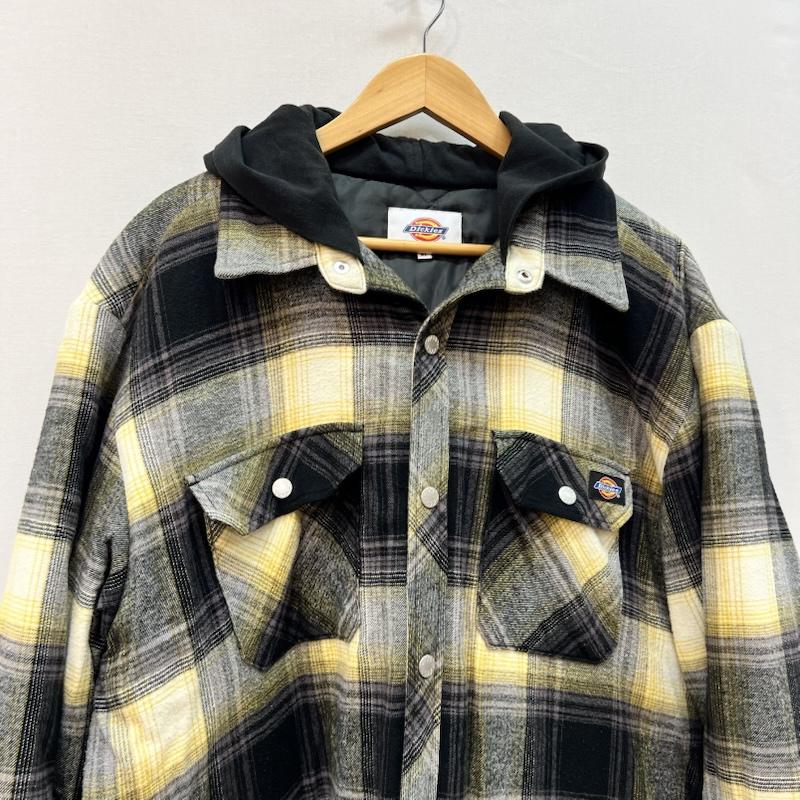 ディッキーズ Dickies ジャケット、上着 ジャンパー、ブルゾン ムラサキスポーツ別注 裏キルト フード付き ネルシャツジャケット XL メンズ USED 古着 中古 50166494
