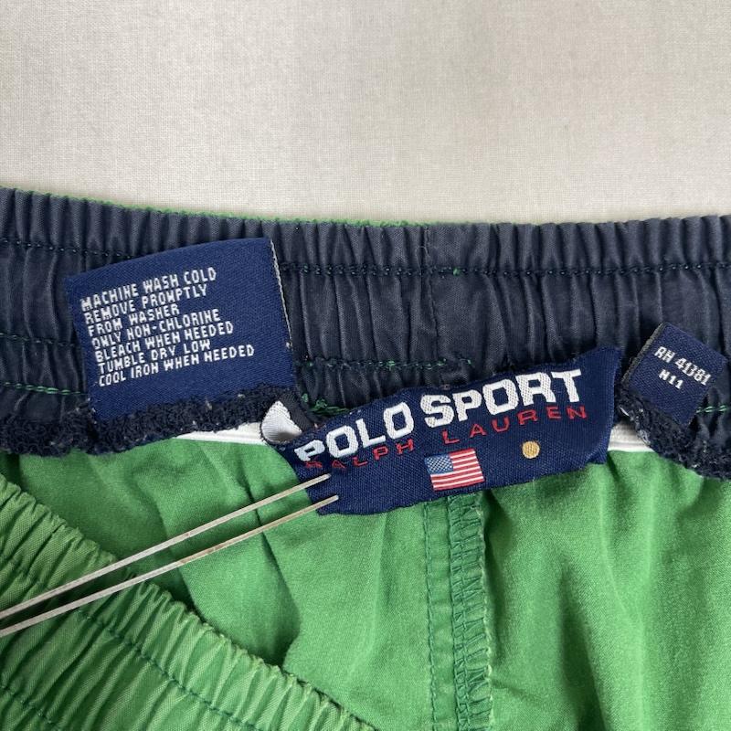 ポロスポーツラルフローレン POLOSPORT パンツ ショートパンツ ポニー刺繍 スイムショーツ ショートパンツ L 緑 / グリーン / green メンズ USED 古着 中古 50166495
