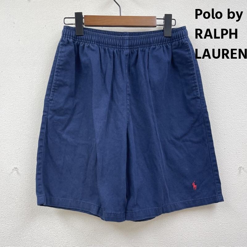 ポロバイラルフローレン Polo by RALPH LAUREN パンツ ショートパンツ ポニー ロゴ刺繍 ショートパンツ イージー ショーツ 紺 / ネイビー / navy メンズ USED 古着 中古 50166497