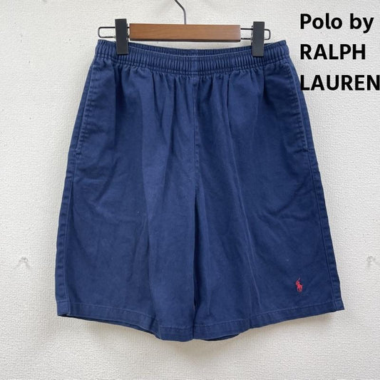 ポロバイラルフローレン Polo by RALPH LAUREN パンツ ショートパンツ ポニー ロゴ刺繍 ショートパンツ イージー ショーツ 紺 / ネイビー / navy メンズ USED 古着 中古 50166497